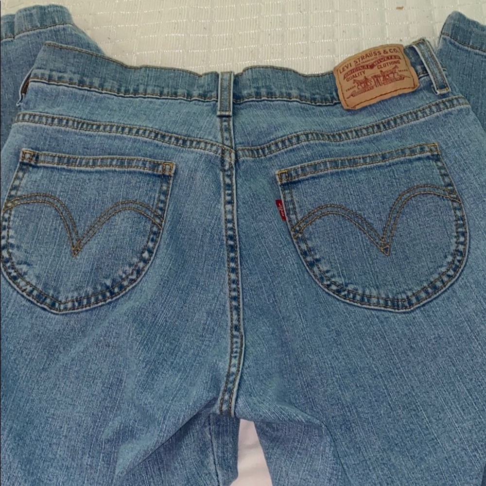 classic high rises levi capri vitange
